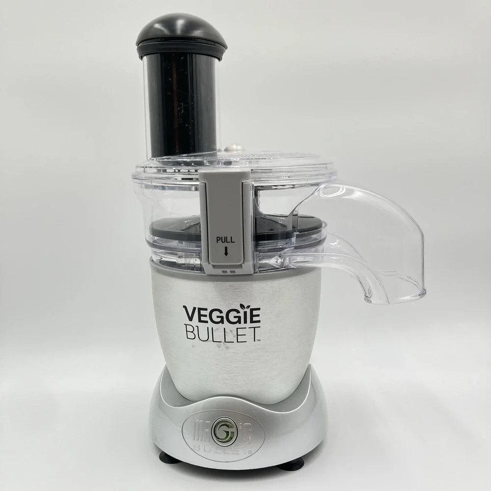 Magic Bullet Veggie Bullet VB102 Spiralizer Food Processor Slicing Shredding
